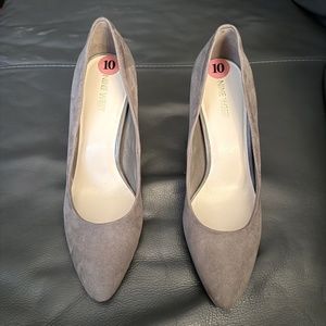 Nine West Suede Taupe (Grayish/Brown) Size 10 NEW